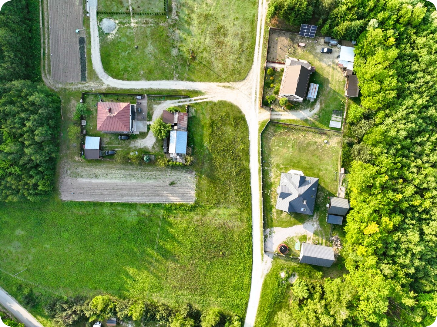 Ujęcia nieruchomości z drona Pogórska Wola koło Tarnowa